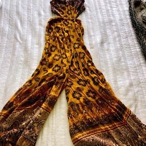 Free people summer cut-out jumpsuit